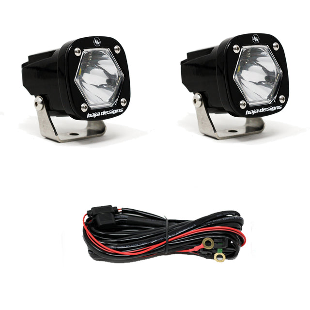S1 Spot LED Light with Mounting Bracket Pair Baja Designs - Roam Overland Outfitters