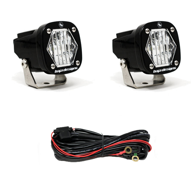 S1 Wide Cornering LED Light with Mounting Bracket Pair Baja Designs - Roam Overland Outfitters