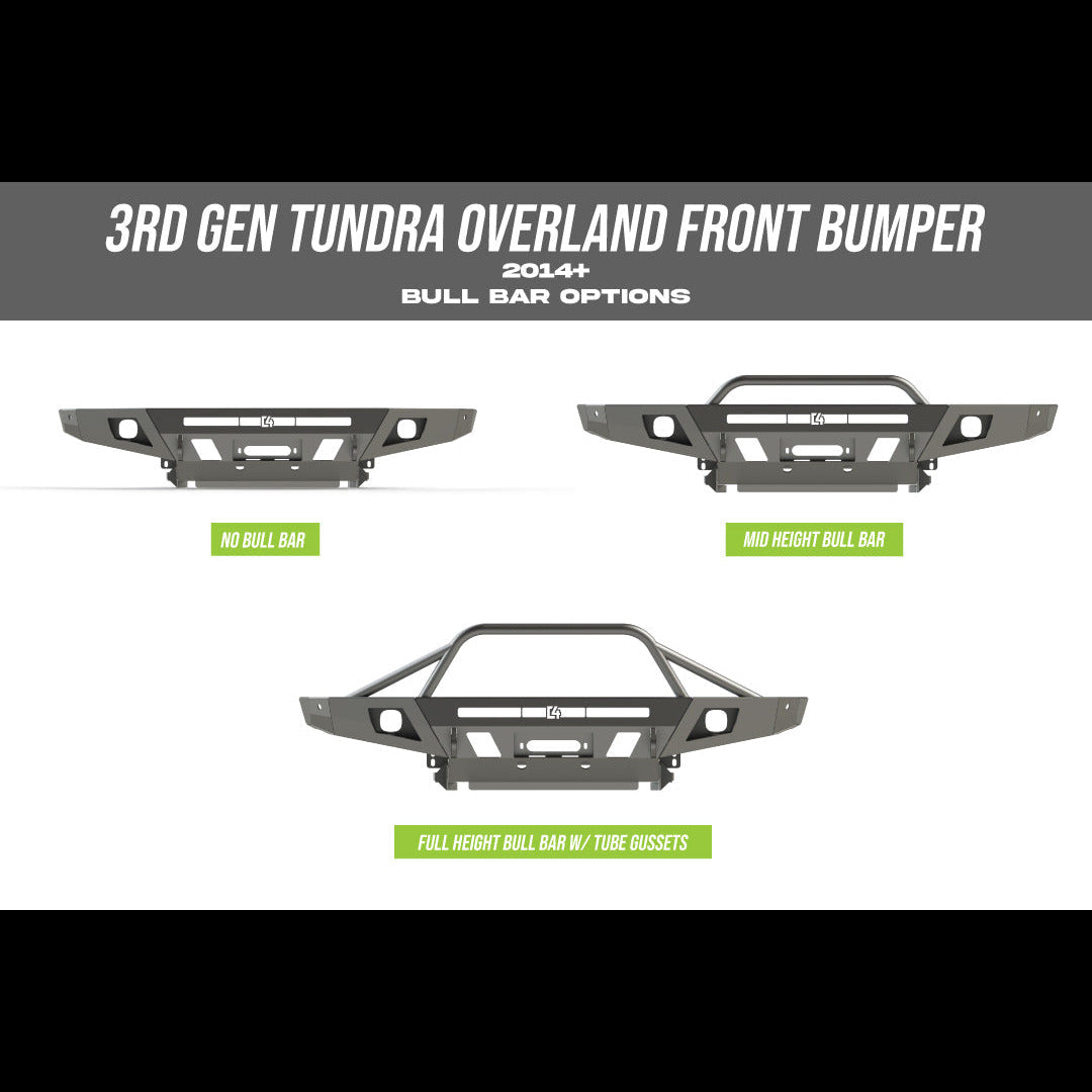 Tundra Overland Series Front Bumper / 2nd Gen / 2014-2021 - Roam Overland Outfitters