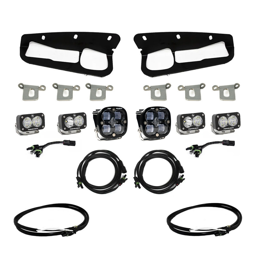 Bronco Clear SAE Fog Pocket Kit 21-Up Ford Bronco w/Upfitter Baja Designs - Roam Overland Outfitters