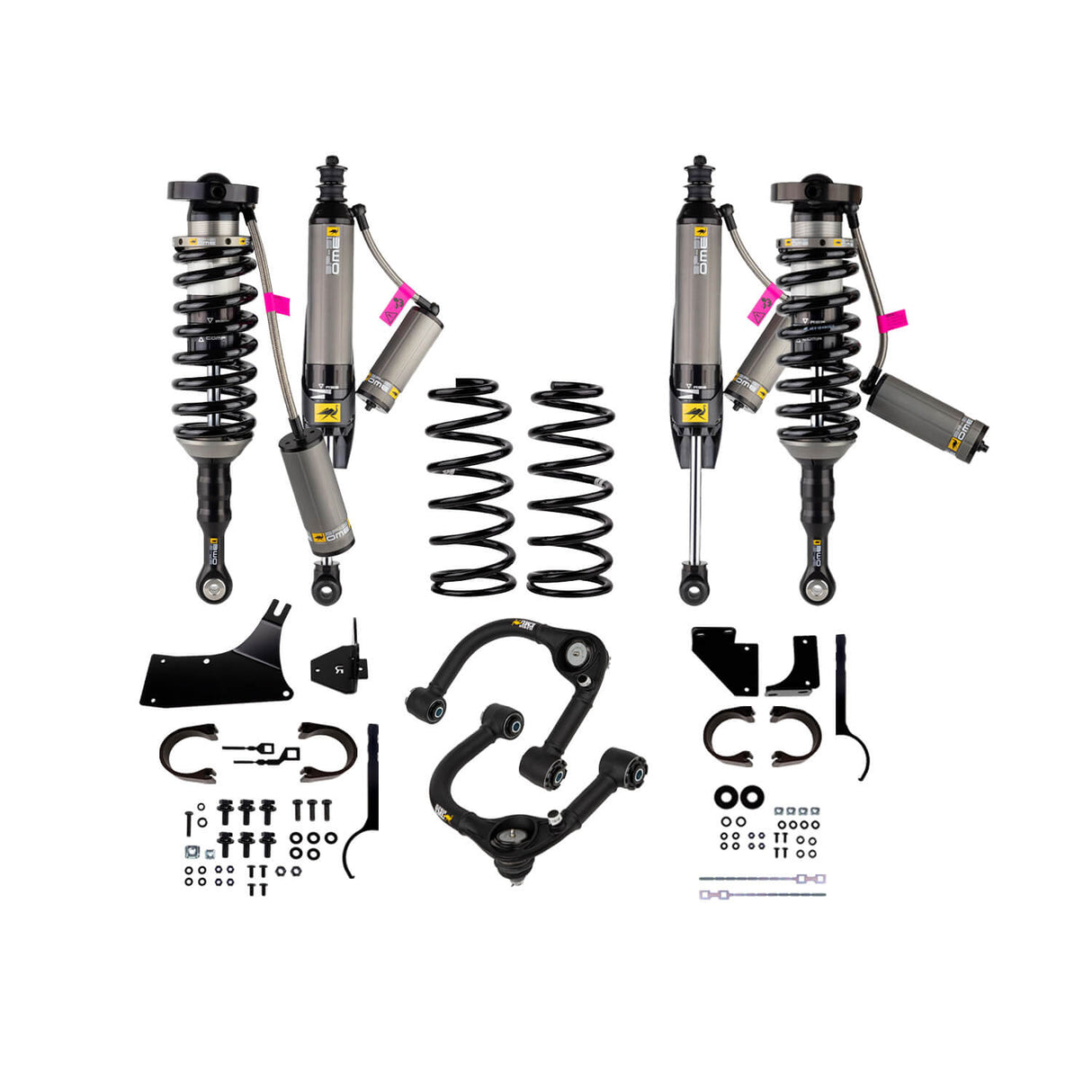 Old Man Emu - 4RBP51MKP - Medium Load Suspension Kit with BP-51 Shocks and Upper Control Arms - Roam Overland Outfitters