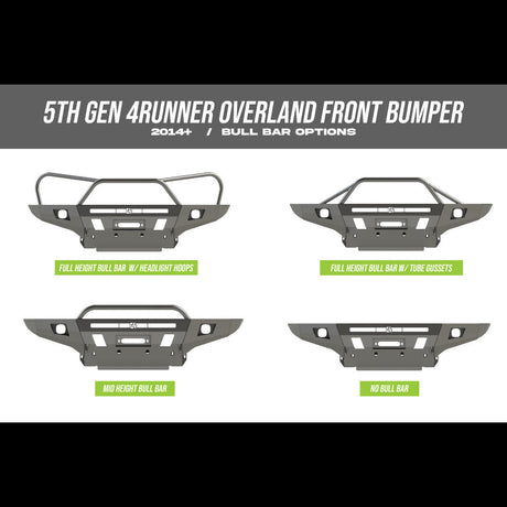 4Runner Overland Series Front Bumper / 5th Gen / 2014+ - Roam Overland Outfitters