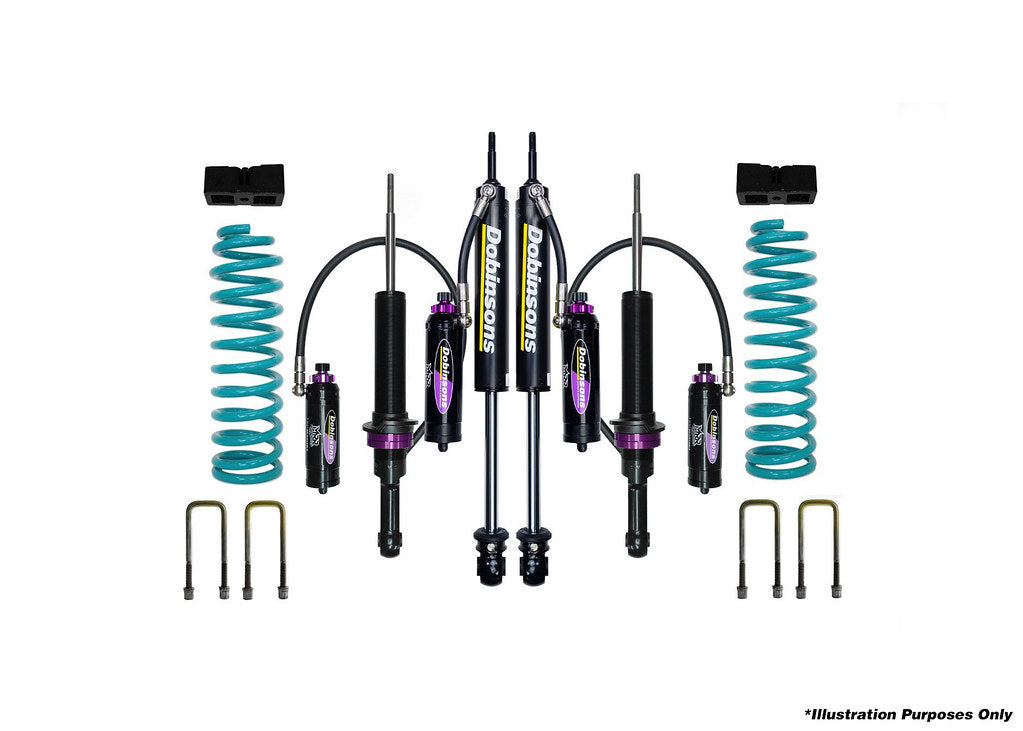 Dobinsons 1.5"-3" MRR 3-Way Adjustable Suspension lift kit with rear Quick Ride Kit for 2020 and Up Isuzu DMax - DSSKITMRA715 - DSSKITMRA715 - Roam Overland Outfitters