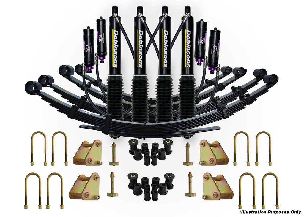 Dobinsons 4x4 MRR 3-Way Adjustable Suspension Kit for Toyota Landcruiser 60 Series - FJ60, FJ62, HJ60, HJ61 1980-1990 - DSSKITMRA73 - DSSKITMRA73 - Roam Overland Outfitters