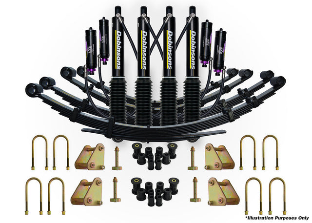 Dobinsons 4x4 MRR 3-Way Adjustable Suspension Kit for Toyota Landcruiser 60 Series - FJ60, FJ62, HJ60, HJ61 1980-1990 - DSSKITMRA73 - DSSKITMRA73 - Roam Overland Outfitters