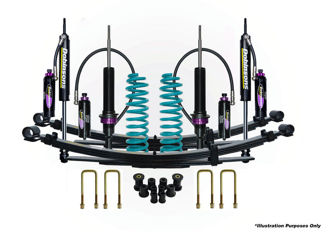 Dobinsons 1.5"-3.5" MRR 3-Way Adjustable Suspension Kit for 2012 and Up Isuzu Dmax - DSSKITMRA741 - DSSKITMRA741 - Roam Overland Outfitters