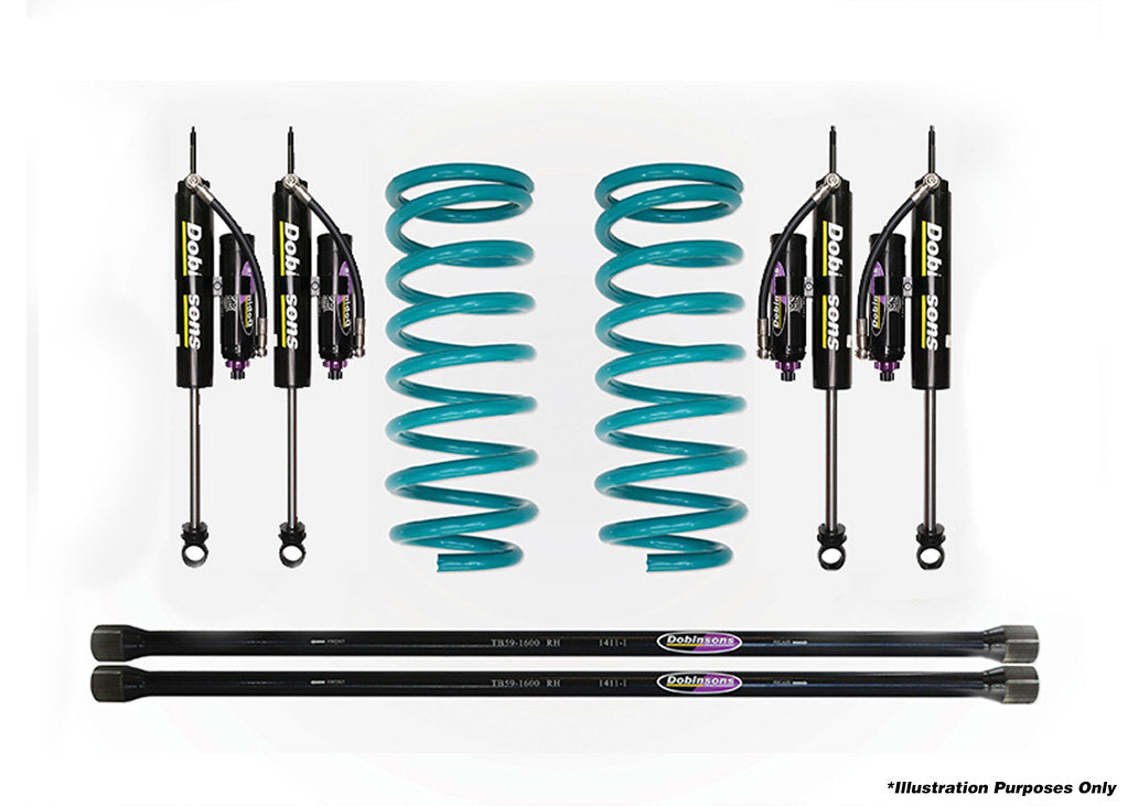 Dobinsons 1.5-2.0" MRR 3-Way Adjustable Lift Kit for Toyota Land Cruiser 100 Series / Lexus LX470 1998-2007 - DSSKITMRA7 - DSSKITMRA7 - Roam Overland Outfitters