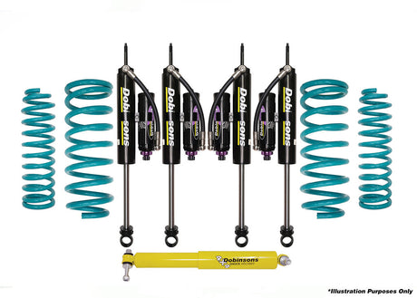 Dobinsons Stock Height Restoration MRR 3-way Adjustable Kit for 1990-97 Toyota Land Cruiser 80 Series - DSSKITMRA2 - DSSKITMRA2 - Roam Overland Outfitters