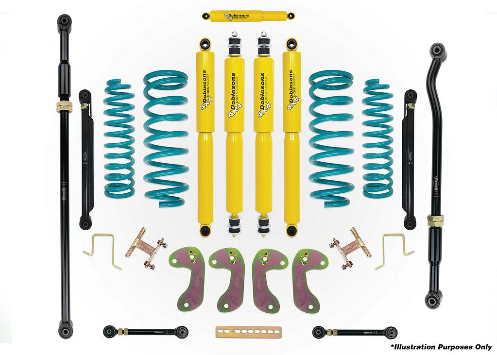 Dobinsons 4.0" Lift Kit for Toyota Land Cruiser 80 Series - DSSKIT5 - DSSKIT5 - Roam Overland Outfitters