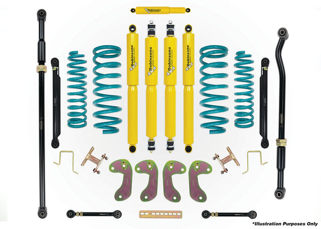 Dobinsons 4.0" Lift Kit for Toyota Land Cruiser 80 Series - DSSKIT5 - DSSKIT5 - Roam Overland Outfitters