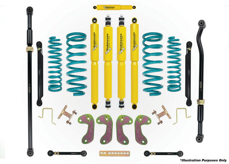 Dobinsons 2.5-3.5" VT-Series Dual Rate Long Travel Lift Kit for Toyota Land Cruiser 80 Series - DSSKIT0019 - DSSKIT0019 - Roam Overland Outfitters
