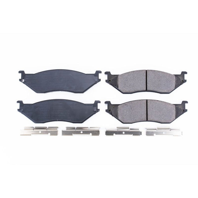 Power Stop 2002 Ford E-550 Econoline SD Front or Rear Z17 Evolution Ceramic Brake Pads w/Hardware - Roam Overland Outfitters