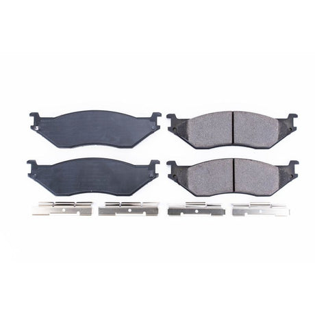 Power Stop 2002 Ford E-550 Econoline SD Front or Rear Z17 Evolution Ceramic Brake Pads w/Hardware - Roam Overland Outfitters