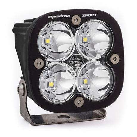 LED Light Pod Spot Pattern Clear Black Squadron Sport Baja Designs - Roam Overland Outfitters