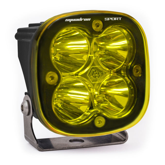LED Light Pod Spot Pattern Clear Amber Black Squadron Sport Baja Designs - Roam Overland Outfitters