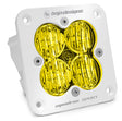 Flush Mount LED Light Pod White Amber Lens Wide Cornering Pattern Squadron Sport Baja Designs - Roam Overland Outfitters