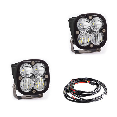 LED Light Pods Clear Lens Driving/Combo Pair Squadron Sport Baja Designs - Roam Overland Outfitters
