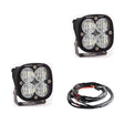 LED Light Pods Clear Lens Wide Cornering Pair Squadron Sport Baja Designs - Roam Overland Outfitters