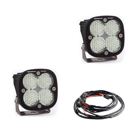 LED Light Pods Clear Lens Work/Scene Pair Squadron Sport Baja Designs - Roam Overland Outfitters