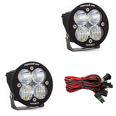 LED Light Pods Clear Lens Driving/Combo Pair Squadron R Sport Baja Designs - Roam Overland Outfitters