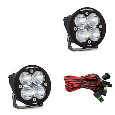 LED Light Pods Clear Lens Spot Pair Squadron R Pro Baja Designs - Roam Overland Outfitters