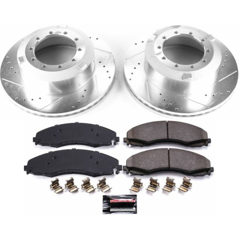 Power Stop 17-19 Ford F-450 Super Duty Rear Z36 Truck & Tow Brake Kit - Roam Overland Outfitters