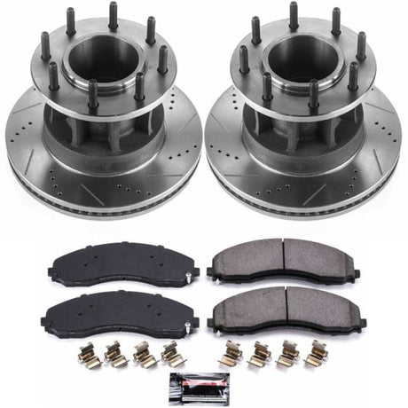 Power Stop 17-19 Ford F-450 Super Duty Front Z36 Truck & Tow Brake Kit - Roam Overland Outfitters