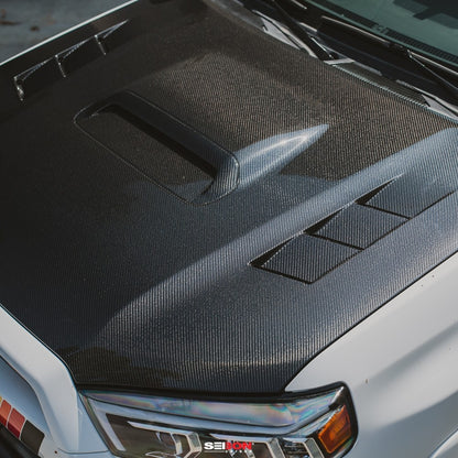 Seibon TS-Style Carbon Fiber Hood | Toyota 4Runner 2010-2021 - Roam Overland Outfitters