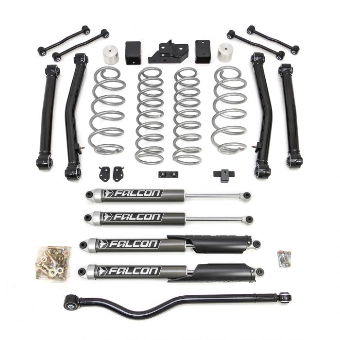 ReadyLift Suspensions Terrain Flex 4-Arm Kit w/ Flacon 2.1 Monotube Shocks | Jeep JL Wrangler 2018-2021 - Roam Overland Outfitters