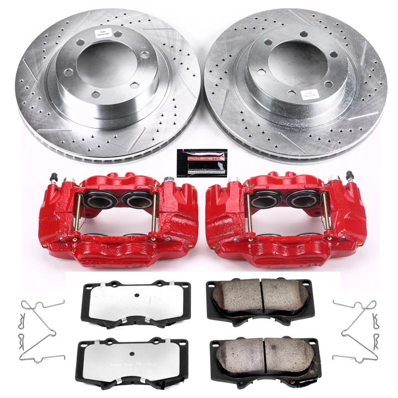 Power Stop 03-09 Lexus GX470 Front Z36 Truck & Tow Brake Kit w/Calipers - Roam Overland Outfitters