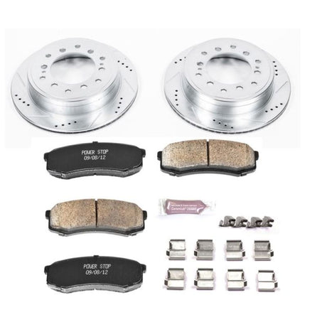 Power Stop 10-19 Lexus GX460 Rear Z23 Evolution Sport Brake Kit - Roam Overland Outfitters