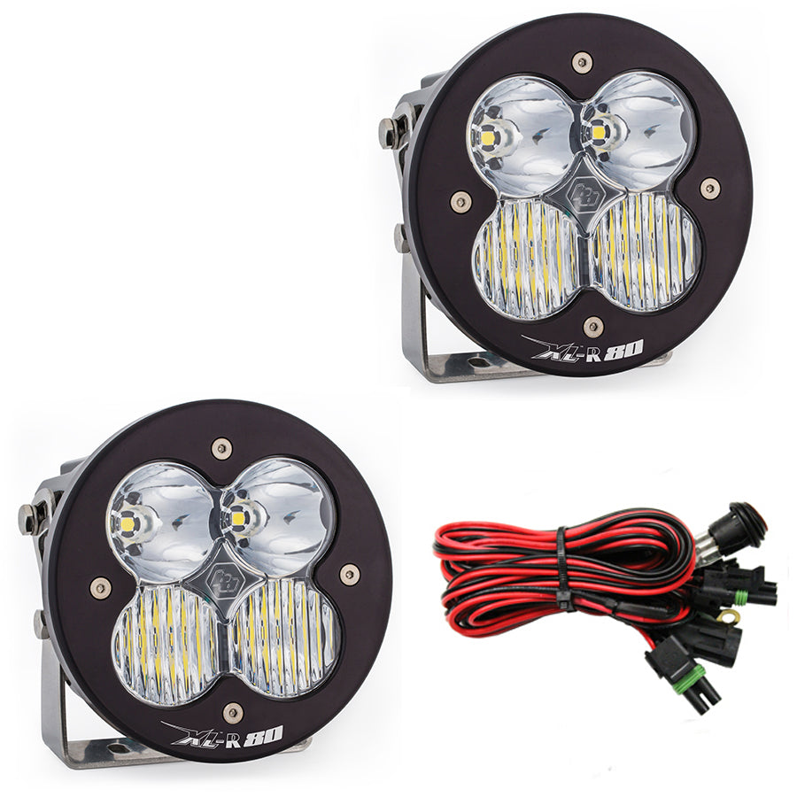 LED Light Pods Driving Combo Pattern Pair XL R 80 Series Baja Designs - Roam Overland Outfitters