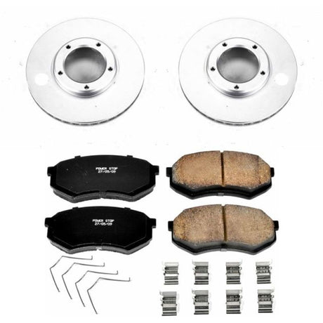 Power Stop 95-04 Toyota Tacoma Front Z17 Evolution Geomet Coated Brake Kit - Roam Overland Outfitters