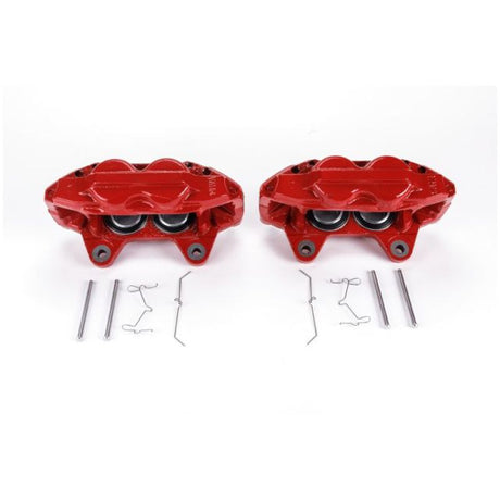 Power Stop 10-15 Lexus GX460 Front Red Calipers w/o Brackets - Pair - Roam Overland Outfitters