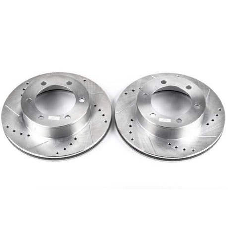 Power Stop 96-02 Toyota 4Runner Front Evolution Drilled & Slotted Rotors - Pair - Roam Overland Outfitters