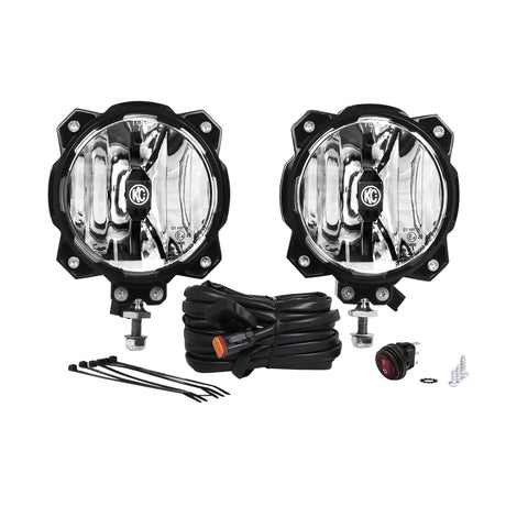 KC Hilites 6 in Pro6 Gravity LED - Infinity Ring - 2-Light System - 20W Spot Beam - Roam Overland Outfitters