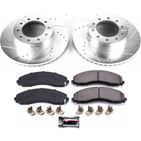 Power Stop 17-19 Ford F-450 Super Duty Front Z36 Truck & Tow Brake Kit - Roam Overland Outfitters