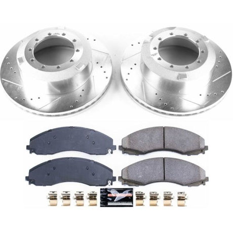 Power Stop 17-19 Ford F-450 Super Duty Rear Z23 Evolution Sport Brake Kit - Roam Overland Outfitters