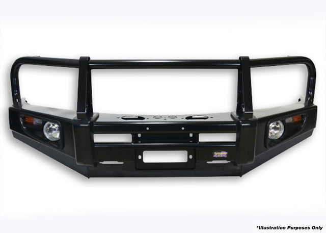 DOBINSONS BULL BAR BLACK DELUXE FOR TOYOTA LAND CRUISER 200 SERIES 2016+ - BU59-3714 - Roam Overland Outfitters