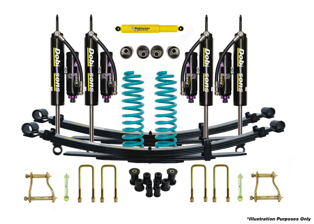 Dobinsons 4x4 1.5"-2.0" MRR 3-Way Adjustable Suspension Kit Landcruiser 76 Series - FZJ76, HZJ76, VDJ76 04/2007 on - DSSKITMRA200 - DSSKITMRA200 - Roam Overland Outfitters