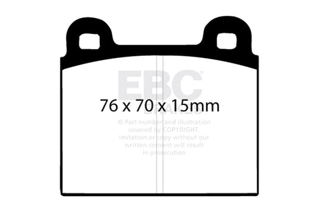 EBC Brakes UD045 Ultimax OEM Replacement Brake Pads - Roam Overland Outfitters