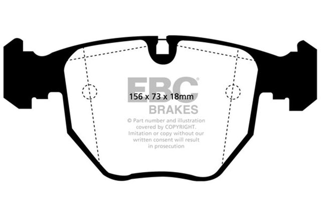 EBC Brakes UD681 Ultimax OEM Replacement Brake Pads - Roam Overland Outfitters