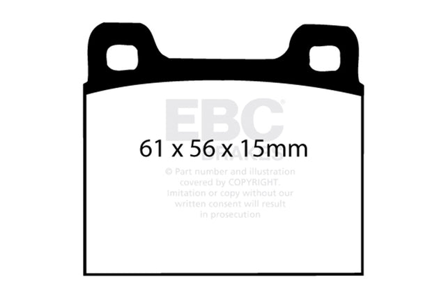 EBC Brakes UD031 Ultimax OEM Replacement Brake Pads - Roam Overland Outfitters