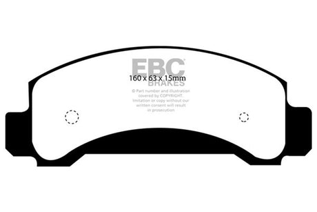EBC Brakes UD654 Ultimax OEM Replacement Brake Pads - Roam Overland Outfitters