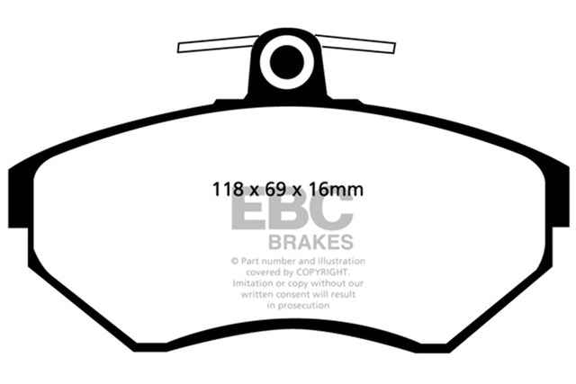 EBC Brakes UD704 Ultimax OEM Replacement Brake Pads - Roam Overland Outfitters