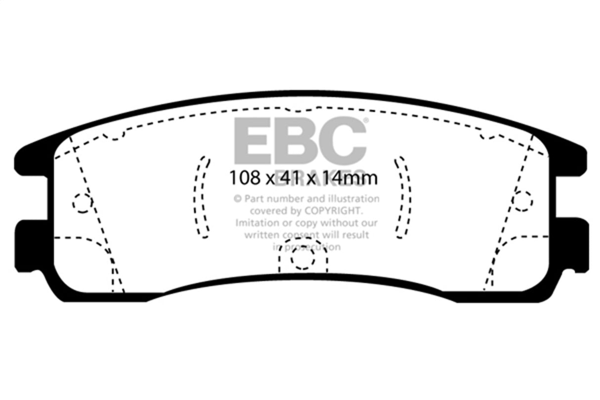 EBC Brakes UD698 Ultimax OEM Replacement Brake Pads - Roam Overland Outfitters