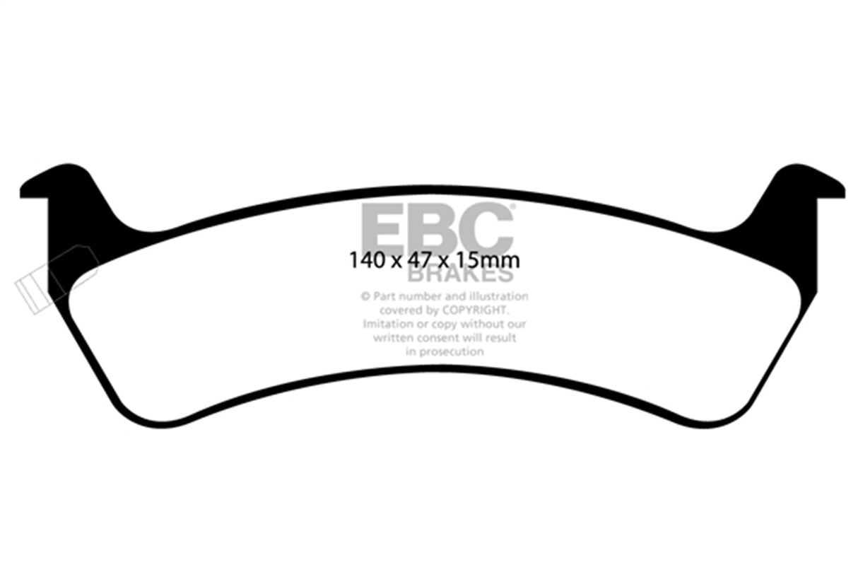 EBC Brakes UD625 Ultimax OEM Replacement Brake Pads - Roam Overland Outfitters