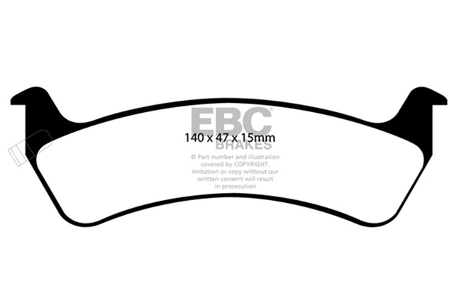 EBC Brakes UD625 Ultimax OEM Replacement Brake Pads - Roam Overland Outfitters