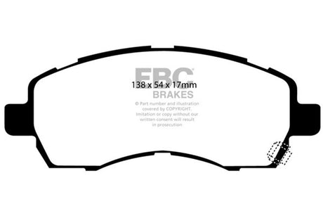 EBC Brakes UD722 Ultimax OEM Replacement Brake Pads - Roam Overland Outfitters