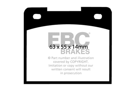 EBC Brakes UD044 Ultimax OEM Replacement Brake Pads - Roam Overland Outfitters